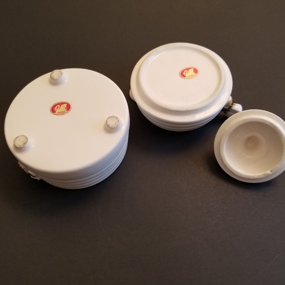 Beehive Creamer And Sugar 3 Piece Set Made In Japan - Picture 4 of 13